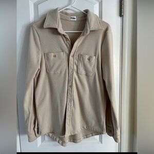 Cream Corduroy Top